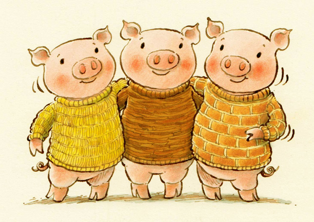 THE THREE LITTLE PIGS